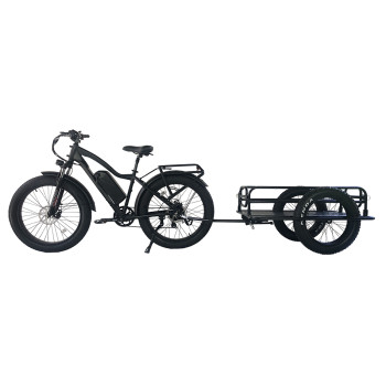 Fat Tire Heavy-Duty 120kg Load E-Bike cargo trailer Delivery OEM B2B Wholesale All-Terrain Transport