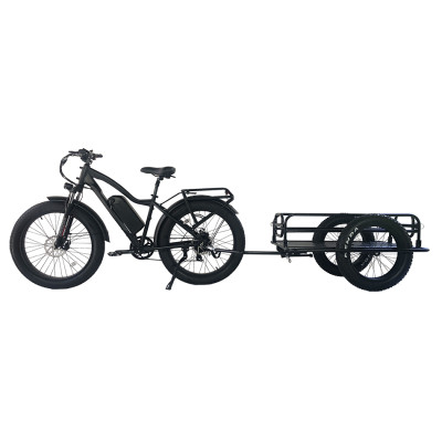 Fat Tire Heavy-Duty 120kg Load E-Bike cargo trailer Delivery OEM B2B Wholesale All-Terrain Transport