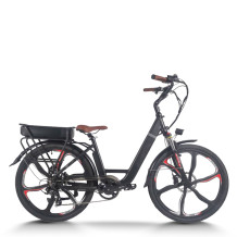 Step-Thru City E-bike Rear Rack Battery Integrated Wheels 350W Motor 36V 13Ah Battery OEM/ODM