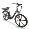 Step-Thru City E-bike Rear Rack Battery Integrated Wheels 350W Motor 36V 13Ah Battery OEM/ODM