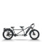 Fat Tire Electric Tandem Bike Dual Seat & Pedal Rear Hanger & Fender 500W-1000W Motor 48V Battery