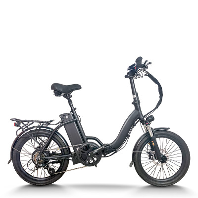 Urban Commuter E-Bike Folding Step-Thru Frame Pull Handle Removable Battery OEM/ODM