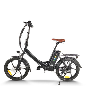 Urban Commuter E-Bike Folding Step-Thru 350W Motor Removable Battery All-in-One Wheel OEM/ODM