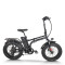 Foldable Fat Tire E-Bike Lightweight Hollow Frame 500W Motor Removable Battery Waterproof OEM/ODM