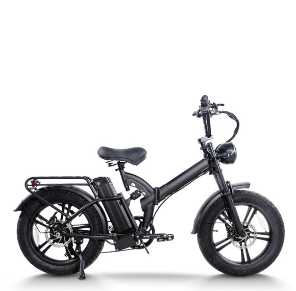 Urban Explorer Fat Tire E-Bike Folding Full Suspension 500W-1000W Motor Integrated Wheel OEM/ODM