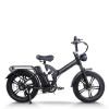 Urban Explorer Fat Tire E-Bike Folding Full Suspension 500W-1000W Motor Integrated Wheel OEM/ODM