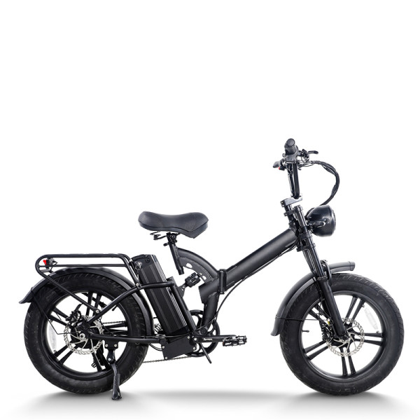 Urban Explorer Fat Tire E-Bike Folding Full Suspension 500W-1000W Motor Integrated Wheel OEM/ODM