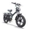Urban Explorer Fat Tire E-Bike Folding Full Suspension 500W-1000W Motor Integrated Wheel OEM/ODM