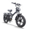 Urban Explorer Fat Tire E-Bike Folding Full Suspension 500W-1000W Motor Integrated Wheel OEM/ODM