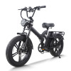 Urban Explorer Fat Tire E-Bike Folding Full Suspension 500W-1000W Motor Integrated Wheel OEM/ODM