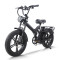 Urban Explorer Fat Tire E-Bike Folding Full Suspension 500W-1000W Motor Integrated Wheel OEM/ODM