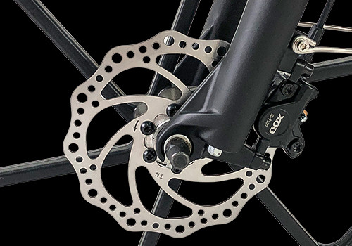 Red Folding Ebike