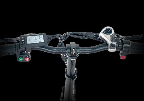 Red Folding Ebike