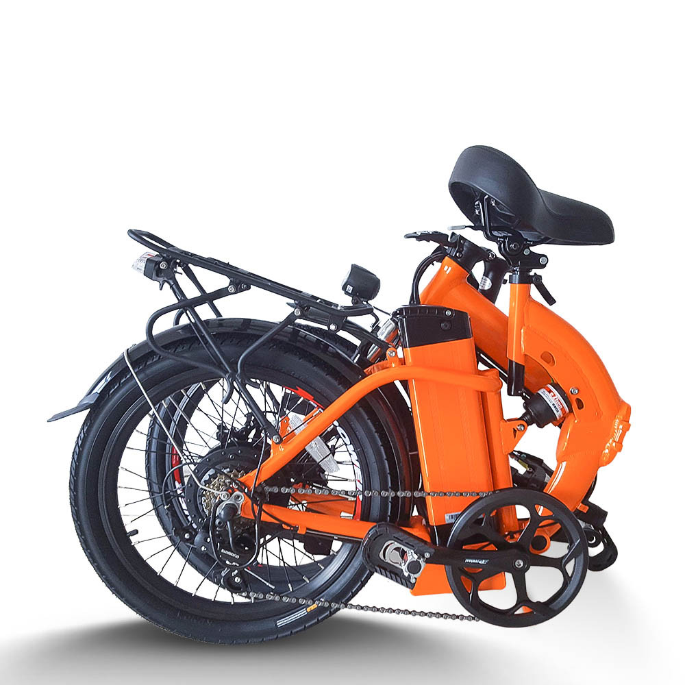 Folded Cemoto electric bike