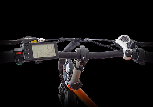 Orange Urban Folding Ebike