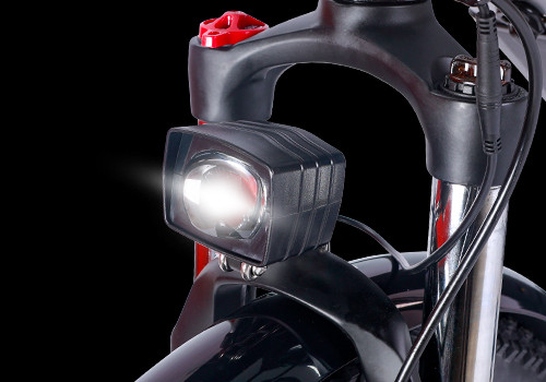 Black Fat Tire Folding Ebike