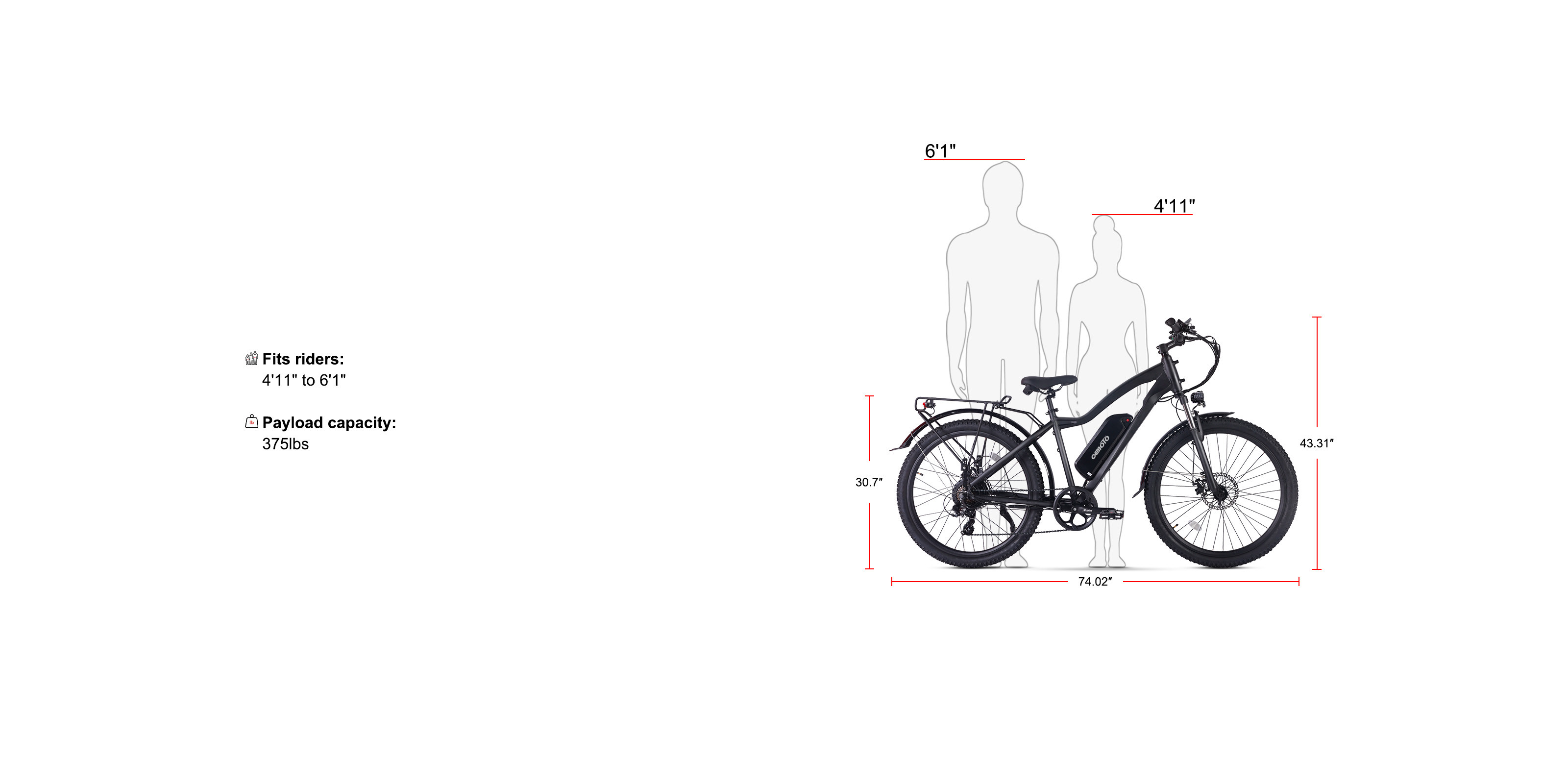  E  Mountain Bike Size