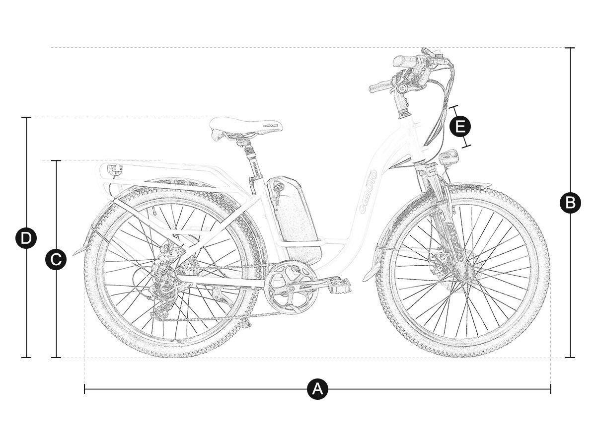 step through electric bike AEB40