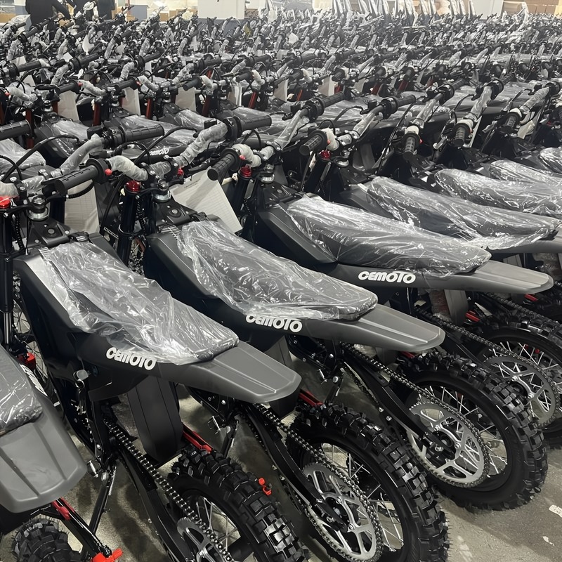 Top electric dirt bike manufacturers production facility