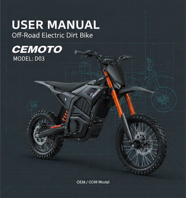Cemoto 2025 electric bike brochure