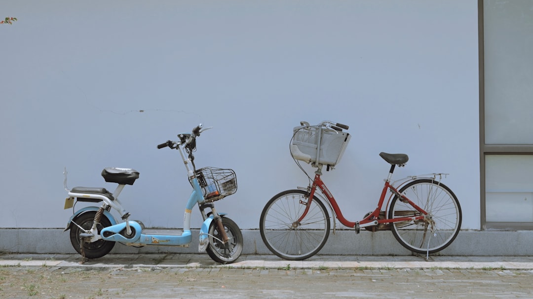 A group of different electric bike models including commuter, mountain, and cargo bikes