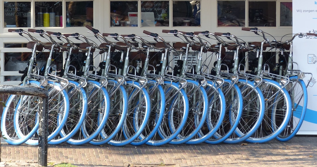 A fleet of electric bikes ready for shipment