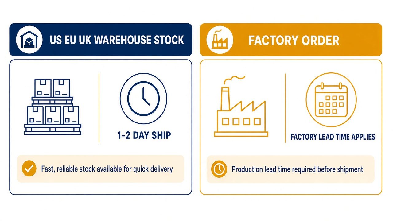 US EU UK warehouse stock vs factory order for wholesale electric dirt bikes