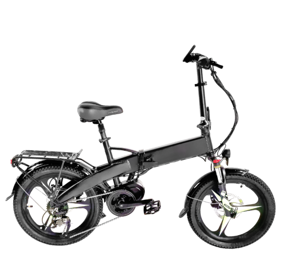 Urban Explorer Folding E-Bike Mid-Drive Bafang Motor Aluminum Alloy Frame Multi-Speed OEM/ODM