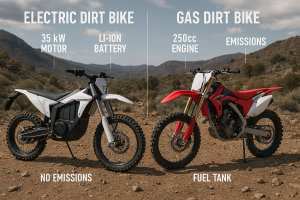 Advantages & challenges of electric dirt bikes versus gas bikes