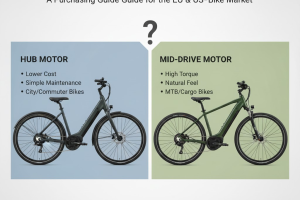 Mittelmotor vs. Nabenmotor: Ein Kaufleitfaden für den EU- und US-amerikanischen E-Bike-Markt