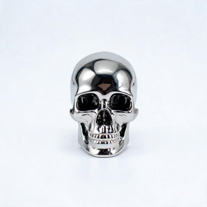 Chrome Skull Deluxe 12-inch