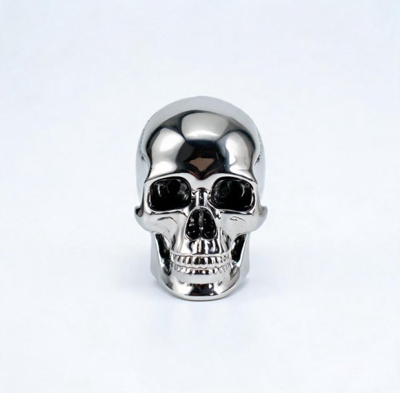Chrome Skull Deluxe 12-inch