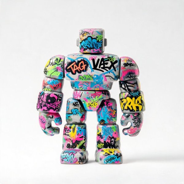 Graffiti Golem 6-inch Vinyl Figure
