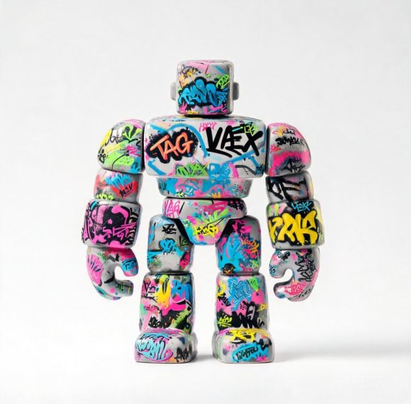 Graffiti Golem 6-inch Vinyl Figure