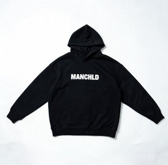 MANCHLD Heavyweight Hoodie - Black