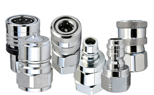 Material handling hydraulic couplers