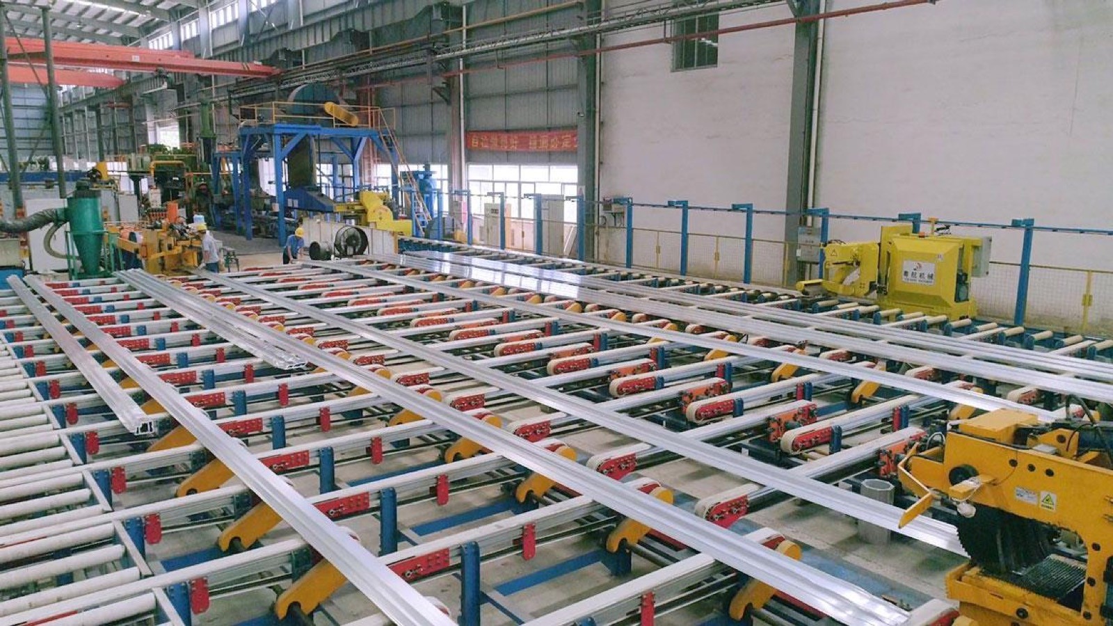 aluminum extrusion press line