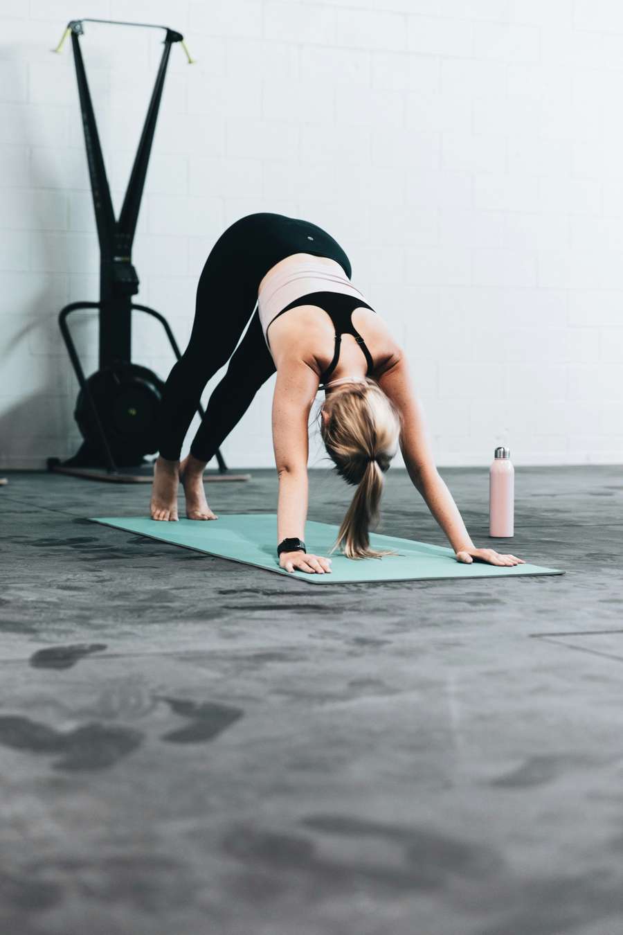 Modular fitness space in a home setting