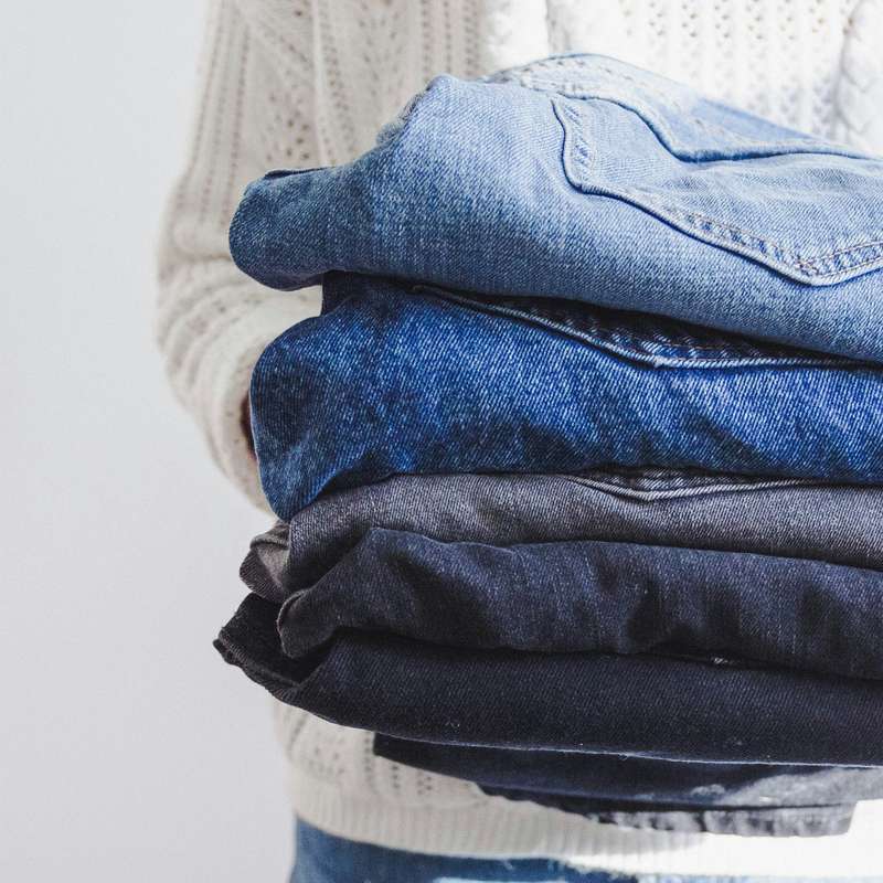 Custom joggers denim stack