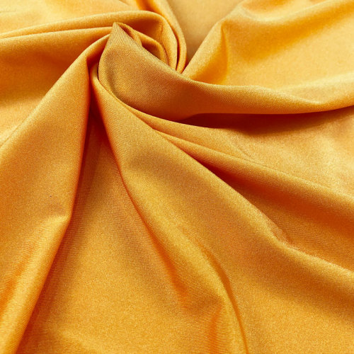 Nylon shiny double-draw fabric, nylon ribbed four-way stretch soft, suitable for swimwear, sportswear, gymnastic wear.