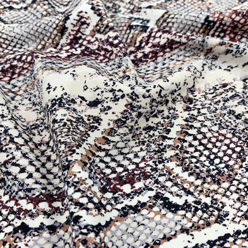 Snake print fabric