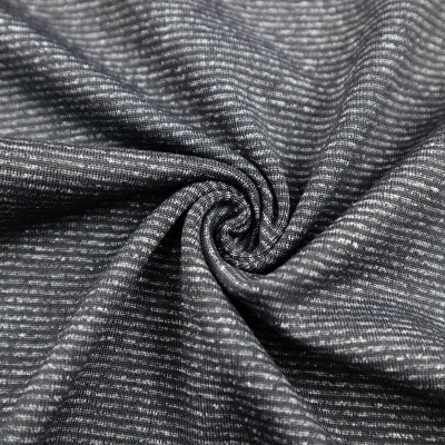 Sports Fabrics,Nylon Imitation Cotton Gray Small Interval Stripe Fabric,Imitation Cotton Stretch Fabric