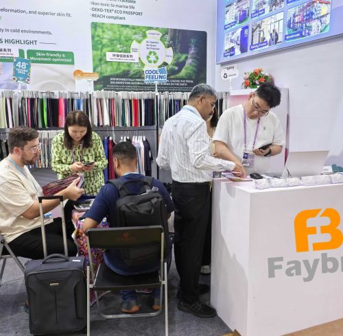 Global Focus] Faybric Textile Shines at the 137th Canton Fair: Empowering the New Future of International Fashion with Innovative Fabrics