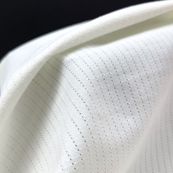 Functional fabrics cool feeling polyester and anti bacteria fabrics bamboo charcoal mater Single sided fabrics