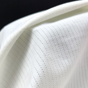 Functional fabrics cool feeling polyester and anti bacteria fabrics bamboo charcoal mater Single sided fabrics