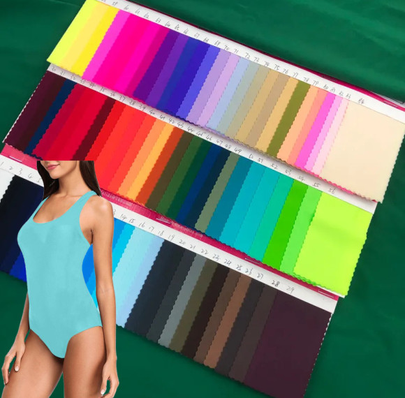 Swimwear fabrics Full Matte Nylon Spandex Swimwear Fabric