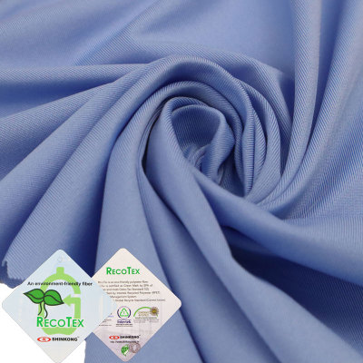 Eco friendly fabric 50D Recycled Polyester Spandex Fabric