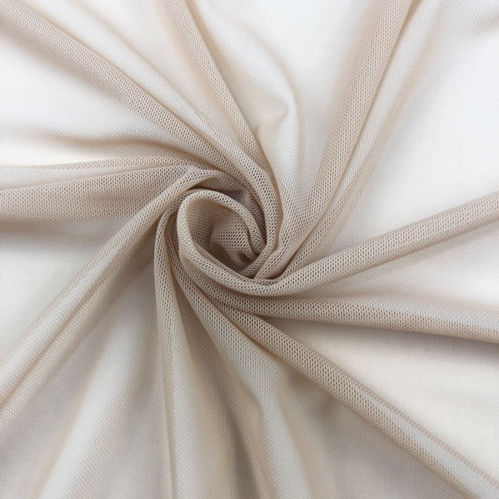 Nylon Spandex Mesh Fabric,Custom Printed Stretch Knit with Ready Stock Available
