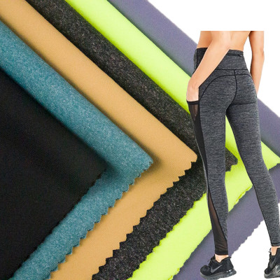 Sports fabric High Tenacity Cotton Like Nylon Spandex Fabric Heavyweight 4 Way Stretch Knit 33 Colors Available