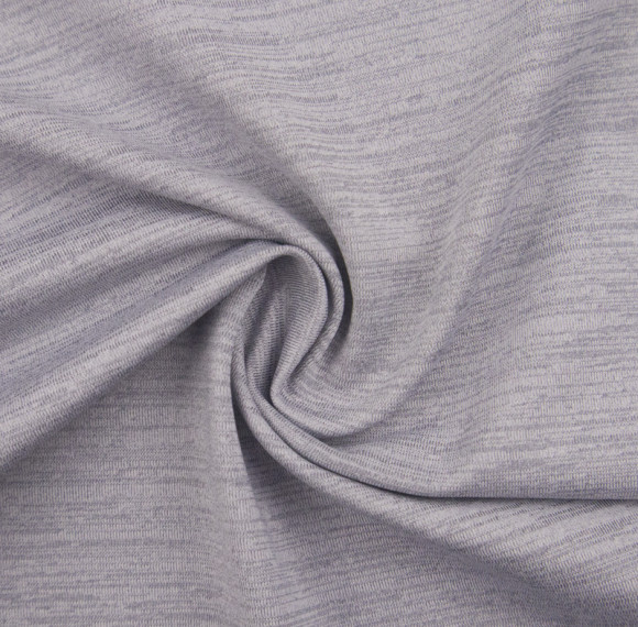 Sports fabric Textured Stripe-Dot Mélange Polyester Spandex Fabric